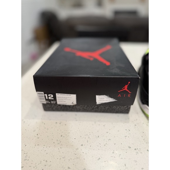 Nike Air Jordan 3 Retro Joker Men's Sz 12 EUC w/Box Missing Grn Laces 136064-018 - Picture 15 of 15